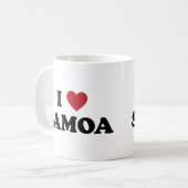 Ik hou van Samoa Koffiemok (Voorkant links)