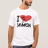 Ik hou van Samoa T-shirt (Voorkant)