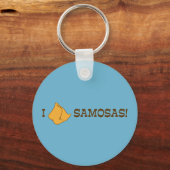 Ik hou van Samosas Sleutelhanger (Voorkant)