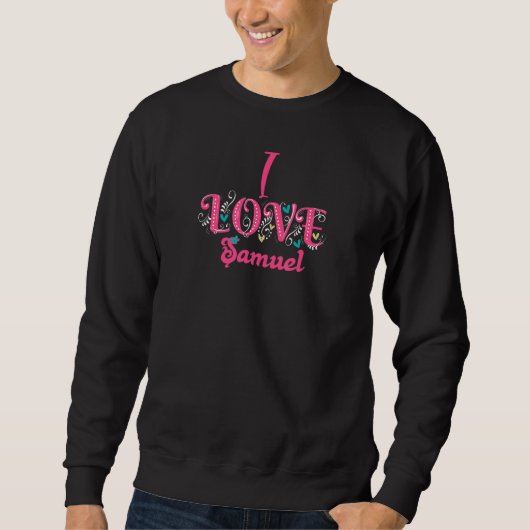 Ik hou van Samuel Couples die overeenkomen met Val Trui (Voorkant)