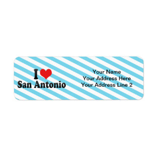 Ik hou van San Antonio Etiket