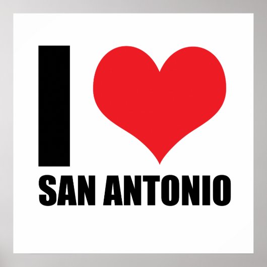 Ik hou van San Antonio Poster (Voorkant)