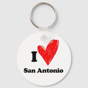 Ik hou van San Antonio Sleutelhanger