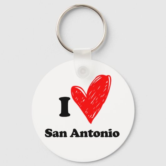 Ik hou van San Antonio Sleutelhanger (Voorkant)