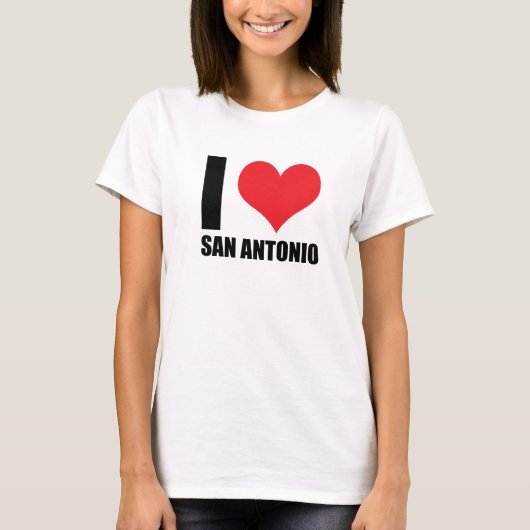 Ik hou van San Antonio T-shirt (Voorkant)
