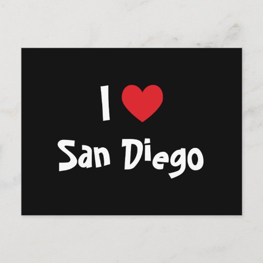 Ik hou van San Diego Briefkaart (Voorkant)