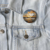 Ik hou van San Diego California Button (In situ)
