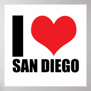 Ik hou van San Diego Poster