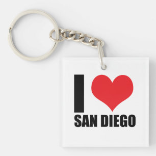 Ik hou van San Diego Sleutelhanger