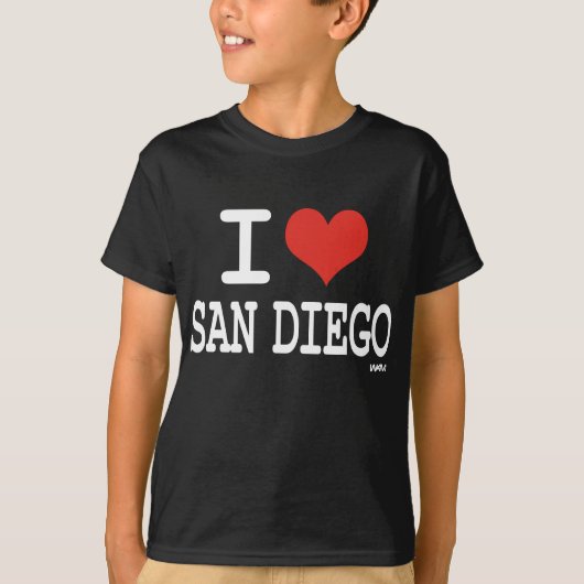 Ik hou van San Diego T-shirt (Voorkant)
