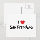 Ik hou van San Francisco Briefkaart (Voorkant / Achterkant)