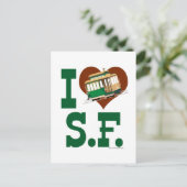 Ik hou van San Francisco Cable Cars Briefkaart (Staand voorkant)