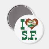 Ik hou van San Francisco Cable Cars Magneet (Voorkant / Achterkant)