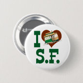 Ik hou van San Francisco Cable Cars Ronde Button 5,7 Cm (Voorkant /achterkant)