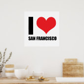 Ik hou van San Francisco Poster (Keuken)