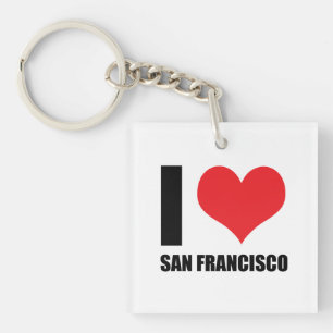 Ik hou van San Francisco Sleutelhanger