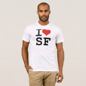 Ik hou van San Francisco T-shirt (Voorkant volledig)