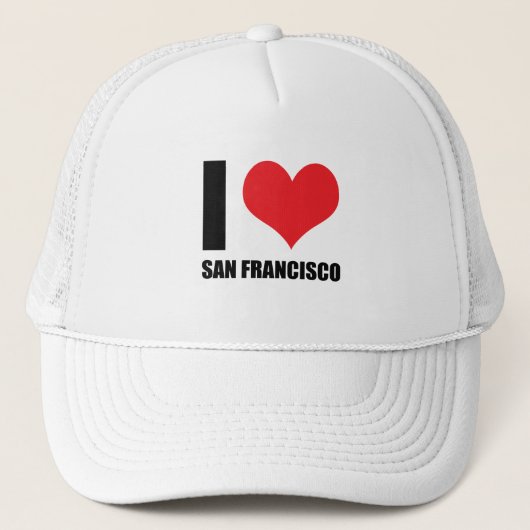 Ik hou van San Francisco  Trucker Pet (Voorkant)