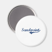 Ik hou van Sandpoint Idaho Magneet (Voorkant / Achterkant)