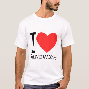 Ik hou van sandwich t-shirt