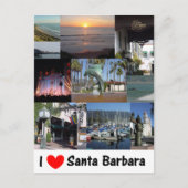 Ik hou van Santa Barbara Briefkaart (Voorkant)