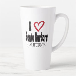 Ik hou van Santa Barbara California Souvenir Latte Mok