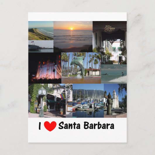 ik hou van santa barbara.png briefkaart (Voorkant)