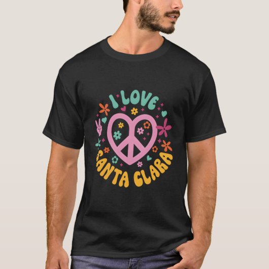 Ik hou van Santa Clara T-shirt (Voorkant)