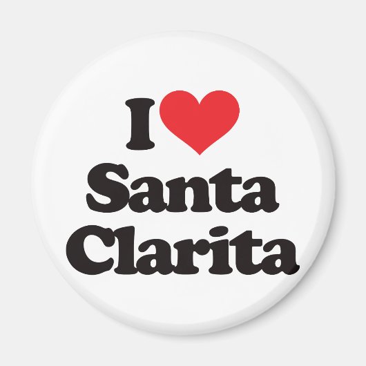 Ik hou van Santa Clarita Magneet (Voorkant)