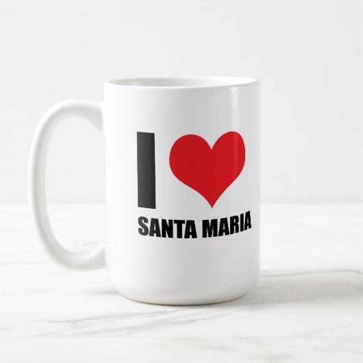 Ik hou van Santa Maria Koffiemok (Links)