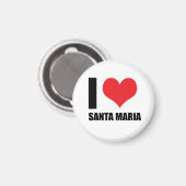 Ik hou van Santa Maria Magneet (Voorkant / Achterkant)