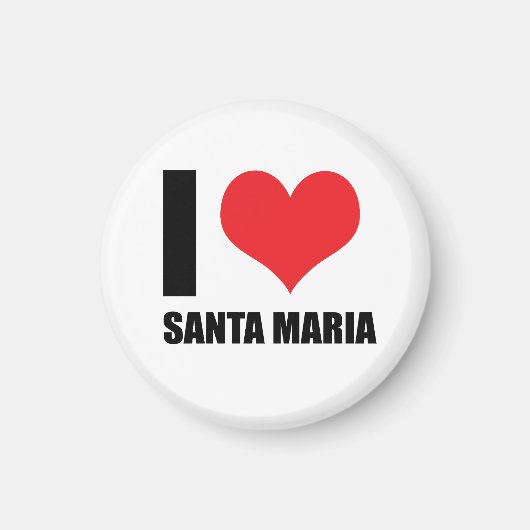 Ik hou van Santa Maria Magneet (Voorkant)