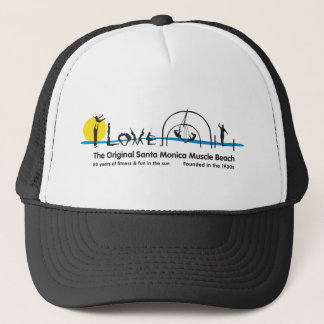 Ik hou van Santa Monica Originele Musculosfeer Trucker Pet
