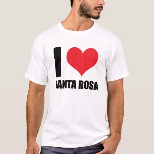 Ik hou van Santa Rosa T-shirt (Voorkant)