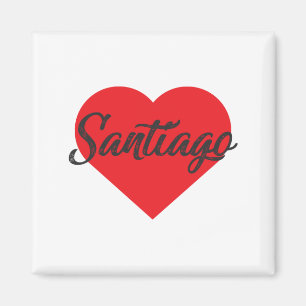 Ik hou van Santiago - Chili Magneet