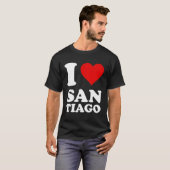 Ik hou van Santiago T-shirt (Voorkant volledig)