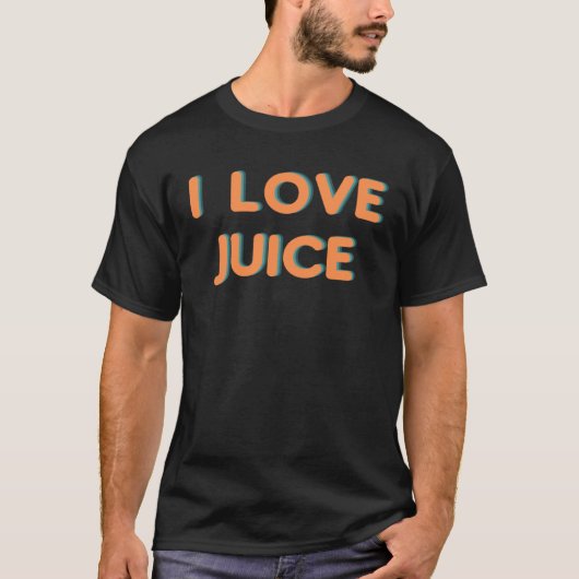 Ik hou van sap t-shirt (Voorkant)