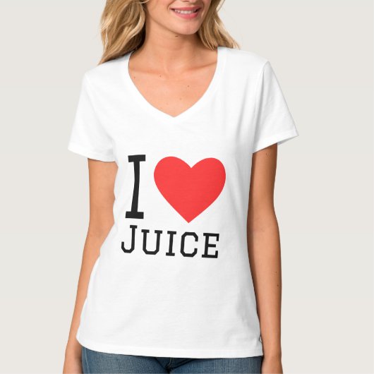 Ik hou van sap t-shirt (Voorkant)