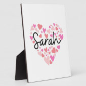 Ik hou van Sarah Fotoplaat (Zijkant)