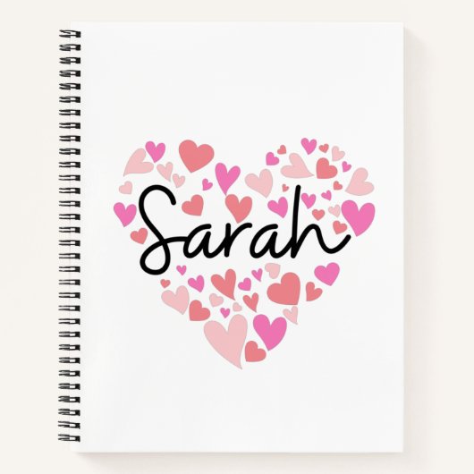Ik hou van Sarah Notitieboek (Voorkant)