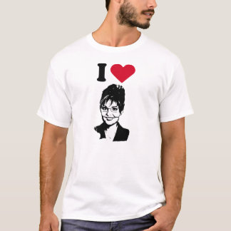 Ik hou van Sarah Palin T-shirt
