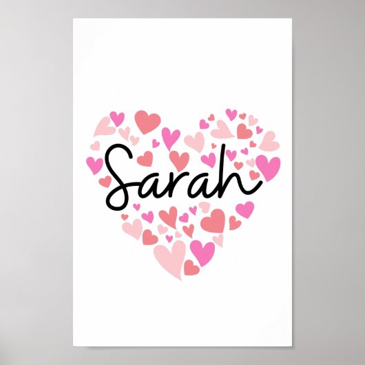 Ik hou van Sarah Poster (Voorkant)