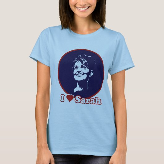 Ik hou van Sarah T-shirt (Voorkant)