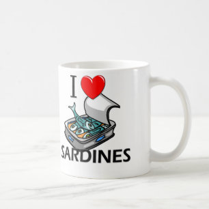 Ik hou van Sardines Koffiemok