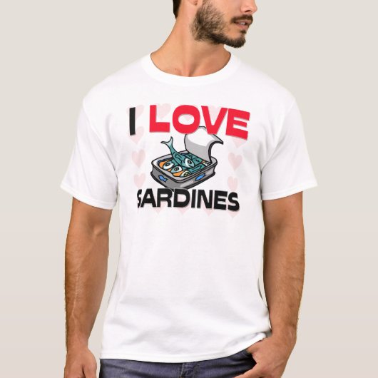 Ik hou van Sardines T-shirt (Voorkant)