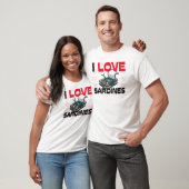 Ik hou van Sardines T-shirt (Unisex)