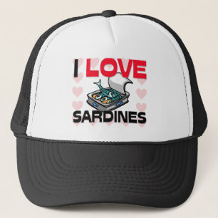 Ik hou van Sardines Trucker Pet