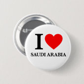 Ik hou van Saudi-Arabië Ronde Button 5,7 Cm (Voorkant /achterkant)