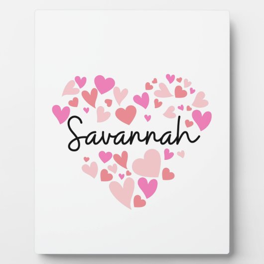 Ik hou van Savannah Fotoplaat (Voorkant)