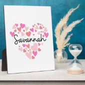 Ik hou van Savannah Fotoplaat (Zijkant)